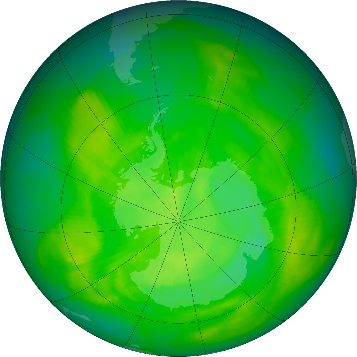 Ozone Map 1979-11-25